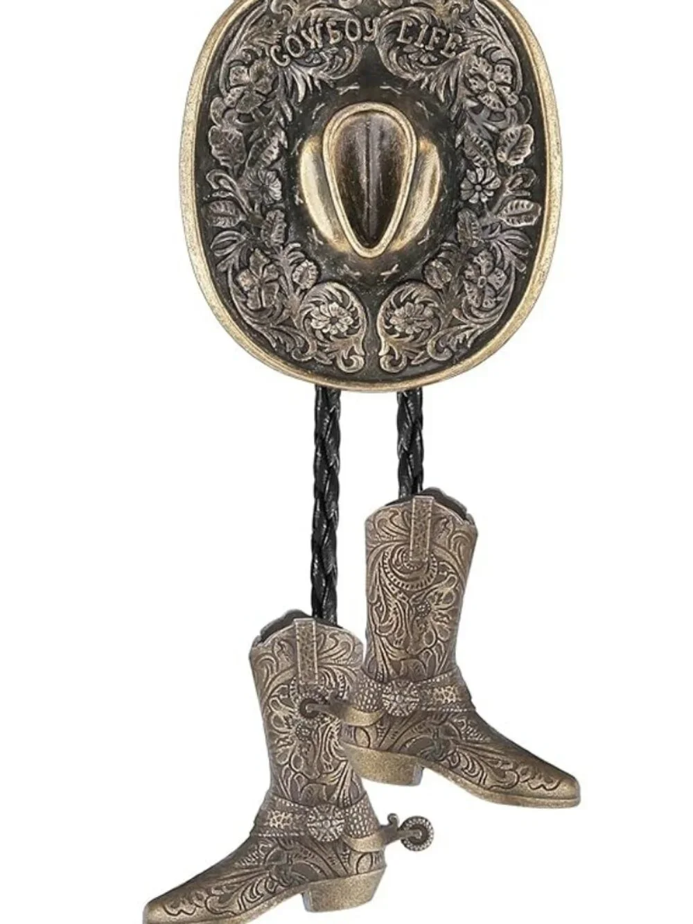 NEW Bolo Tie Hat & Boots Necklace Cowboy Cowgirl Accessory‎ Men or Women